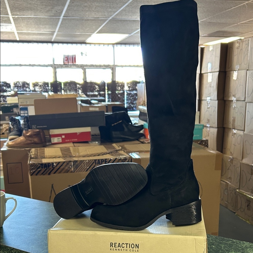 Reaction Kenneth Cole Black Tall Boots